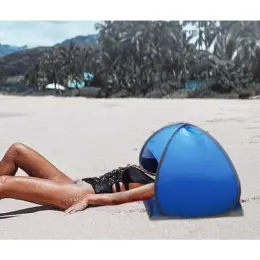 UV50 Face Protection Tent Blue Display
